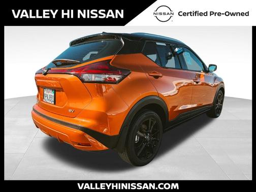 Monarch Orange / Super Black 2023 Nissan Kicks SV