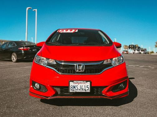 Red 2019 Honda Fit Sport