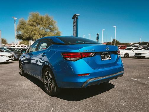 Electric Blue Metallic 2023 Nissan Sentra SV