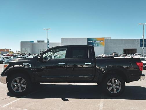 Magnetic Black 2017 Nissan Titan SV