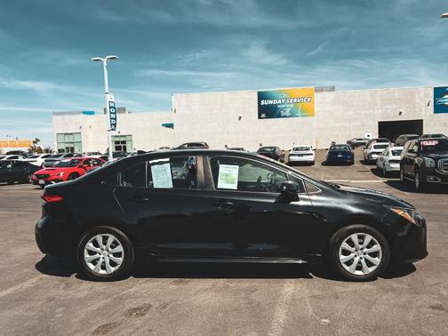 Black Sand Pearl 2022 Toyota Corolla LE