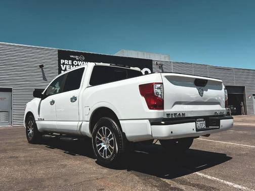 Glacier White 2021 Nissan Titan SV