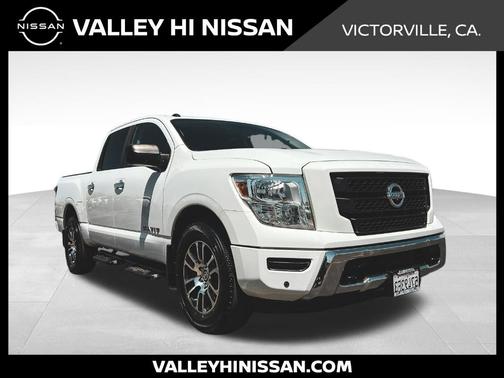 Glacier White 2021 Nissan Titan SV