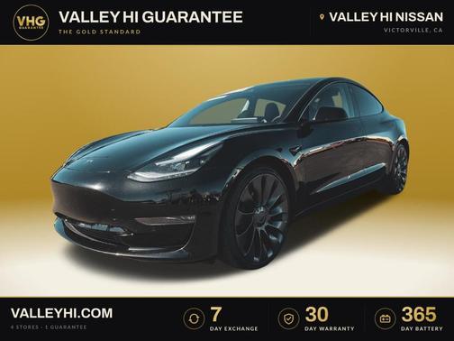 Black 2021 Tesla Model 3 Performance