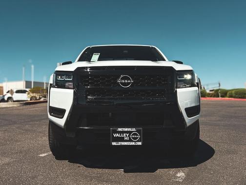Glacier White 2026 Nissan Frontier SV