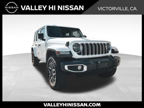 Bright White Clearcoat 2024 Jeep Wrangler Sahara