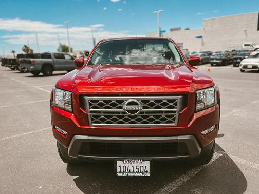 Cardinal Red Metallic 2024 Nissan Frontier SV