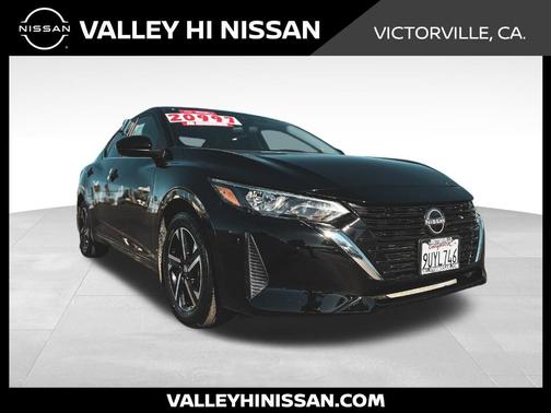 Black 2025 Nissan Sentra SV