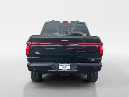 Agate Black Metallic 2025 Ford F-150 Lightning Platinum