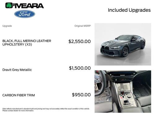 Gray Metallic 2026 BMW M4 Competition xDrive