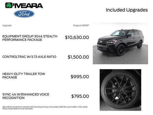 Agate Black Metallic 2024 Ford Expedition Max Limited