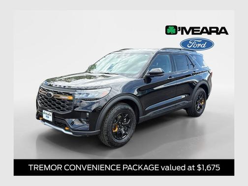 Agate Black Metallic 2026 Ford Explorer Tremor