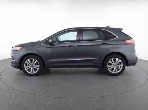 Gray Metallic 2023 Ford Edge Titanium