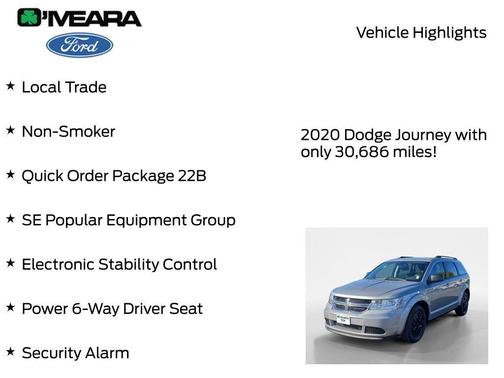 2020 Dodge Journey SE Value
