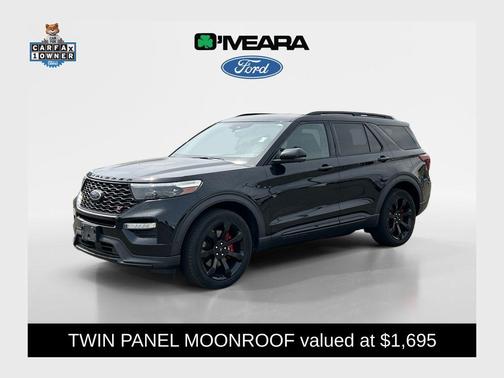 Agate Black Metallic 2020 Ford Explorer ST