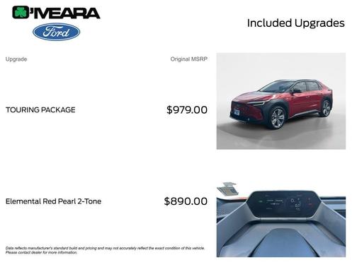 Red Pearl 2024 Subaru Solterra Touring