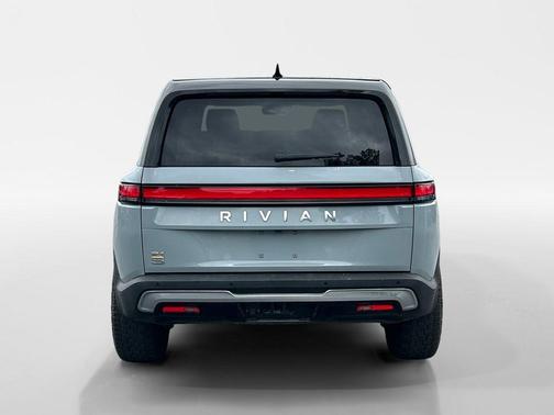 Glacier White 2023 Rivian R1S Adventure Quad Motor Large Pack