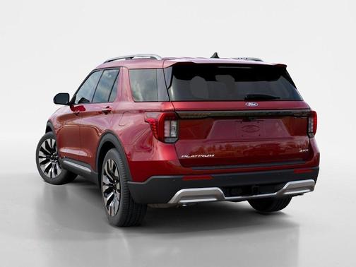 Ruby Red Metallic Tinted Clearcoat 2027 Ford Explorer Platinum