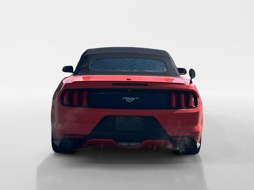 Orange 2016 Ford Mustang EcoBoost Premium
