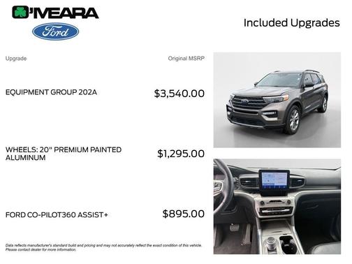 Stone Gray Metallic 2021 Ford Explorer XLT