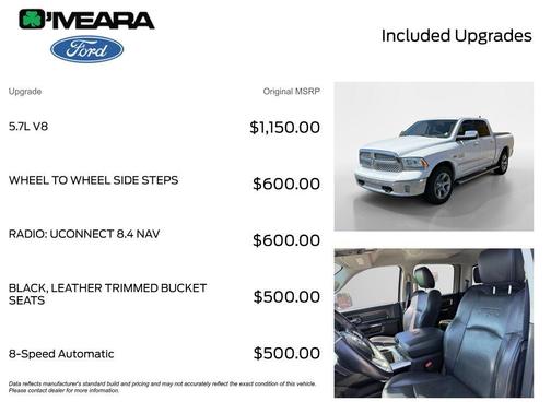 Bright White Clearcoat 2016 RAM 1500 Laramie