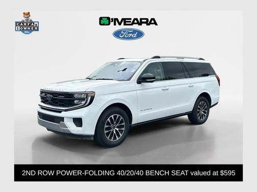 Oxford White 2025 Ford Expedition Max Platinum