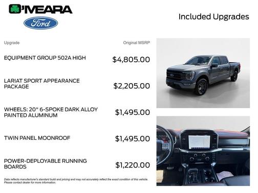 Carbonized Gray Metallic 2023 Ford F-150 Lariat