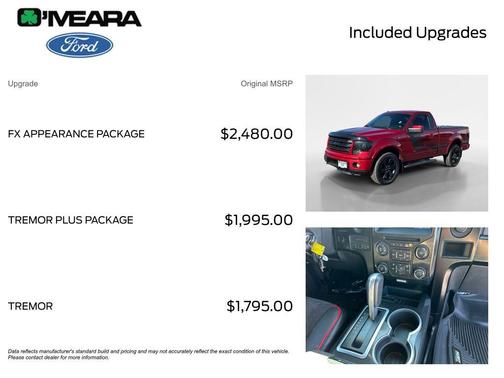 Ruby Red Metallic 2014 Ford F-150 FX4