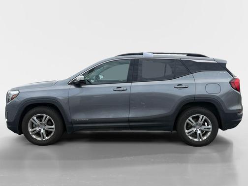 Satin Steel Metallic 2018 GMC Terrain SLE