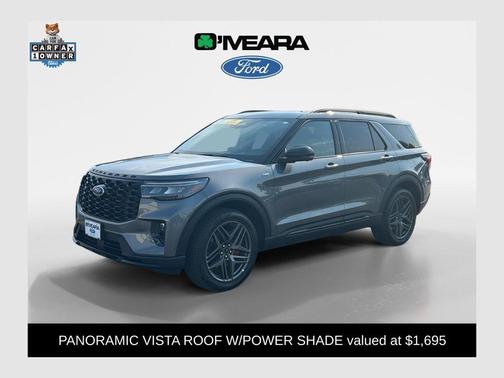 Carbonized Gray Metallic 2025 Ford Explorer ST-Line