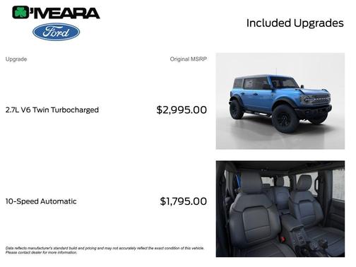 Velocity Blue Metallic 2026 Ford Bronco Badlands