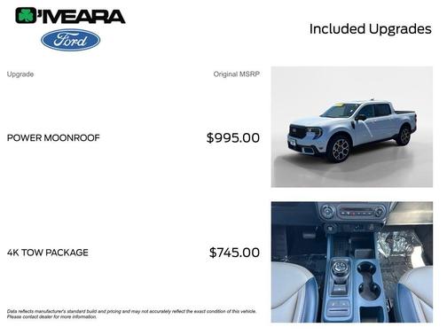 Space White Metallic 2025 Ford Maverick Lariat