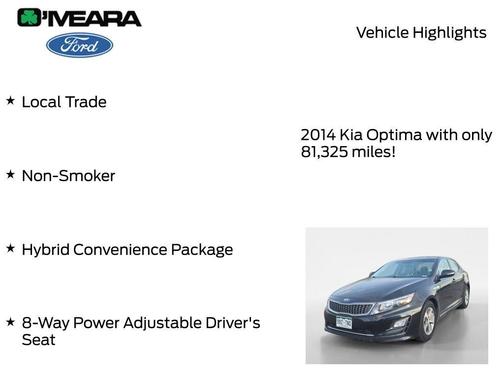 2014 Kia Optima Hybrid LX