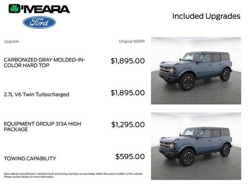 Light Blue 2023 Ford Bronco Outer Banks