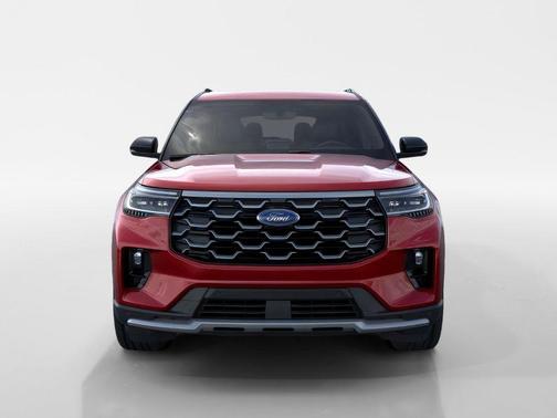 Rapid Red Metallic Tinted Clearcoat 2026 Ford Explorer Platinum