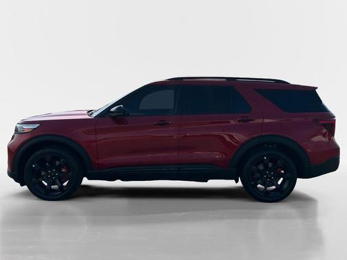 Rapid Red Metallic Tinted Clearcoat 2024 Ford Explorer ST