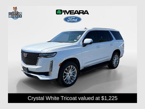 Crystal White Tri-Coat 2024 Cadillac Escalade Premium Luxury