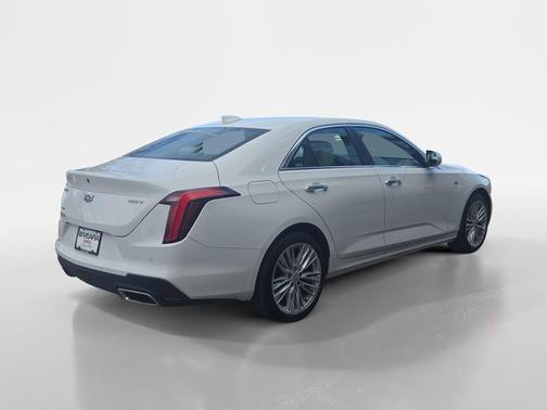 Summit White 2023 Cadillac CT4 Premium Luxury