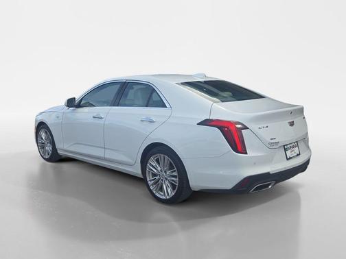 Summit White 2023 Cadillac CT4 Premium Luxury