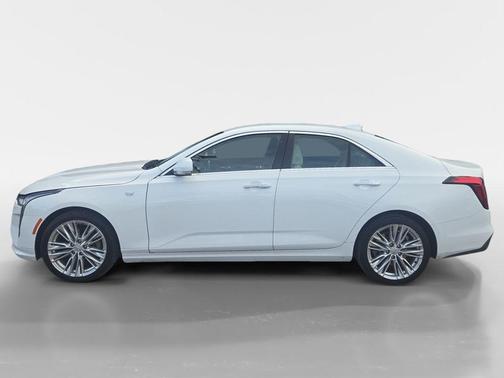 Summit White 2023 Cadillac CT4 Premium Luxury