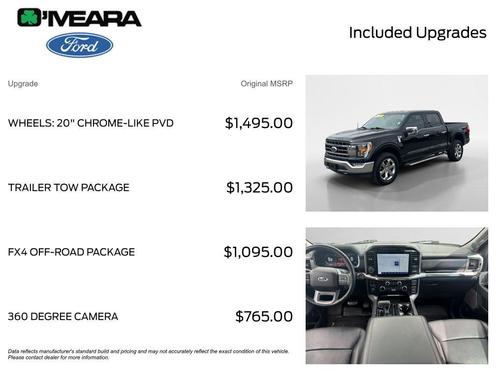 Black Metallic 2023 Ford F-150 Lariat