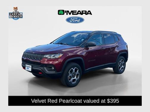 Velvet Red Pearlcoat 2022 Jeep Compass Trailhawk
