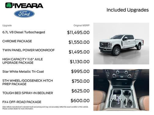 Star White 2026 Ford F-250 King Ranch