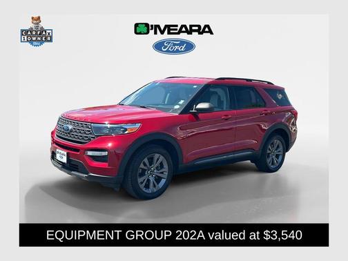 Red Metallic 2021 Ford Explorer XLT