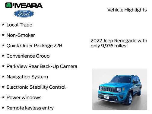 2022 Jeep Renegade Latitude
