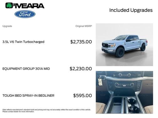 Space White Metallic 2022 Ford F-150 XLT