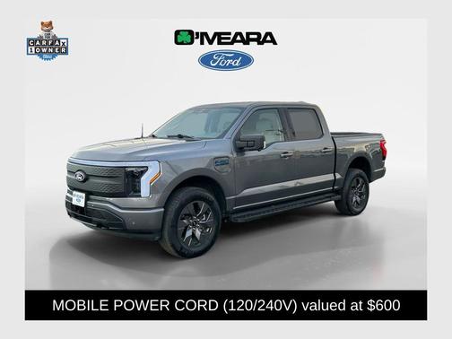 Carbonized Gray Metallic 2025 Ford F-150 Lightning Flash