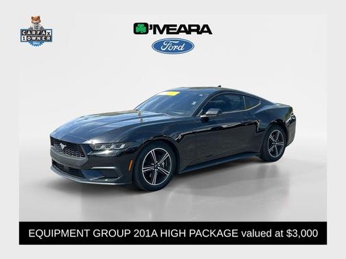 Shadow Black 2024 Ford Mustang EcoBoost Premium