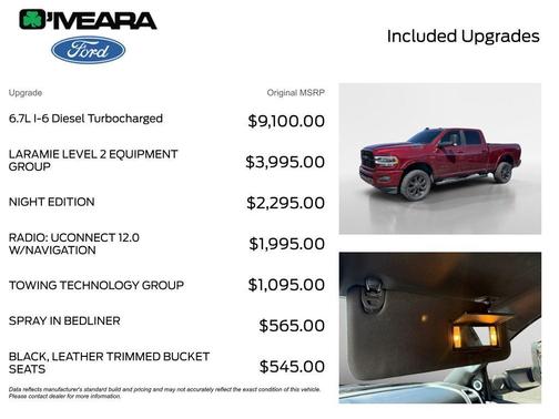 Delmonico Red Pearlcoat 2019 RAM 2500 Laramie