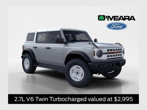 Avalanche Gray 2026 Ford Bronco Heritage Edition